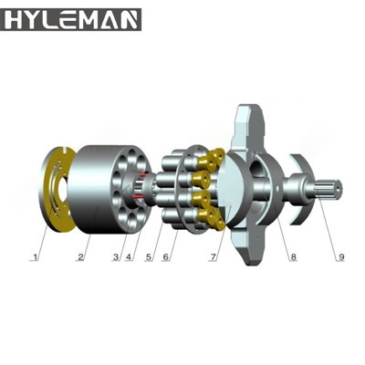 Ανταλλακτικά για υδραυλική αντλία εμβόλου NACHI Series PVD-2B-32L/34L/36L/38/40/42/63